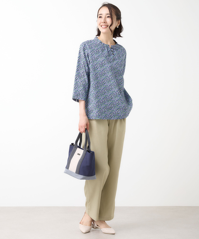 キャンパス地 ミニトートバッグ