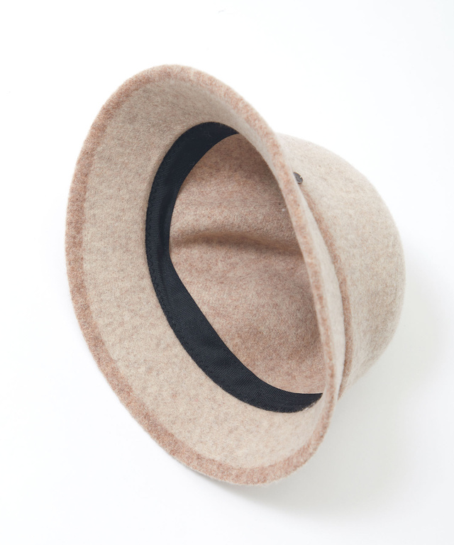 ウール クロッシェ帽