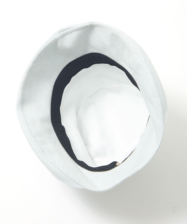 ストライプ オブザー ハット【UV加工】【手洗いOK】