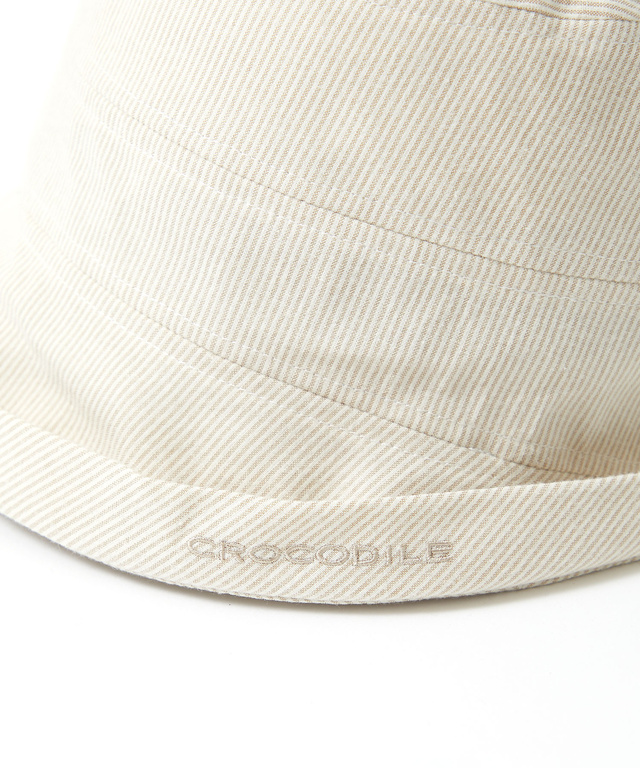 ストライプ オブザー ハット【UV加工】【手洗いOK】