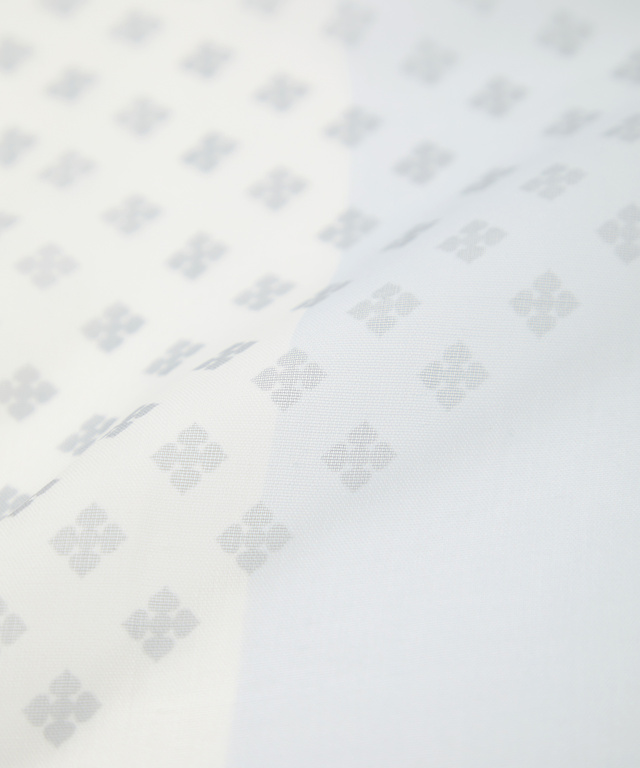 幾何学 プリント ストール【手洗いOK】