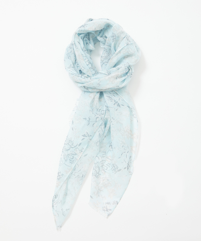 パステル フラワー ストール【手洗いOK】