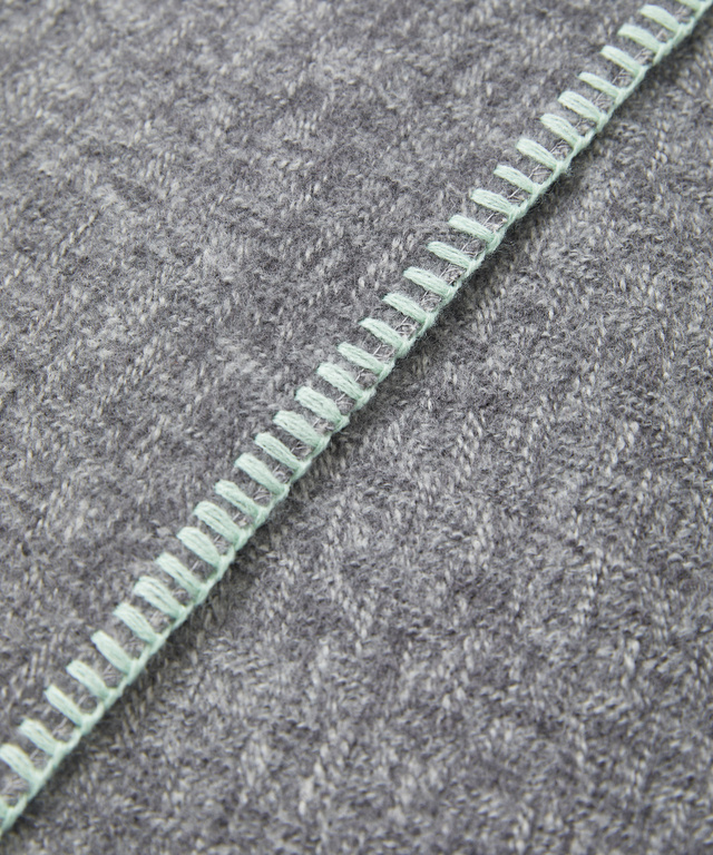 ケープ風 ステッチデザイン ストール【手洗いOK】