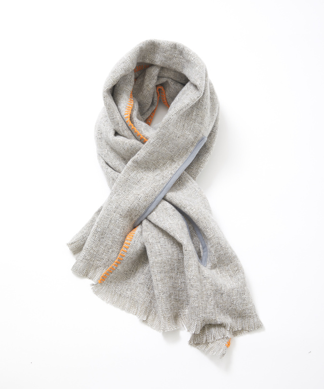 ケープ風 ステッチデザイン ストール【手洗いOK】