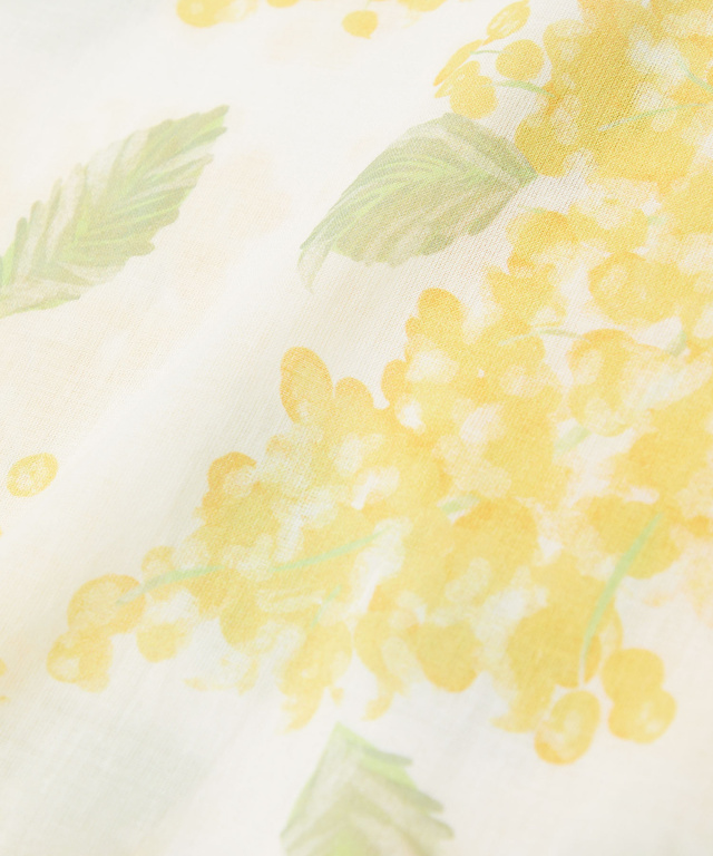 ミモザ プリント ストール