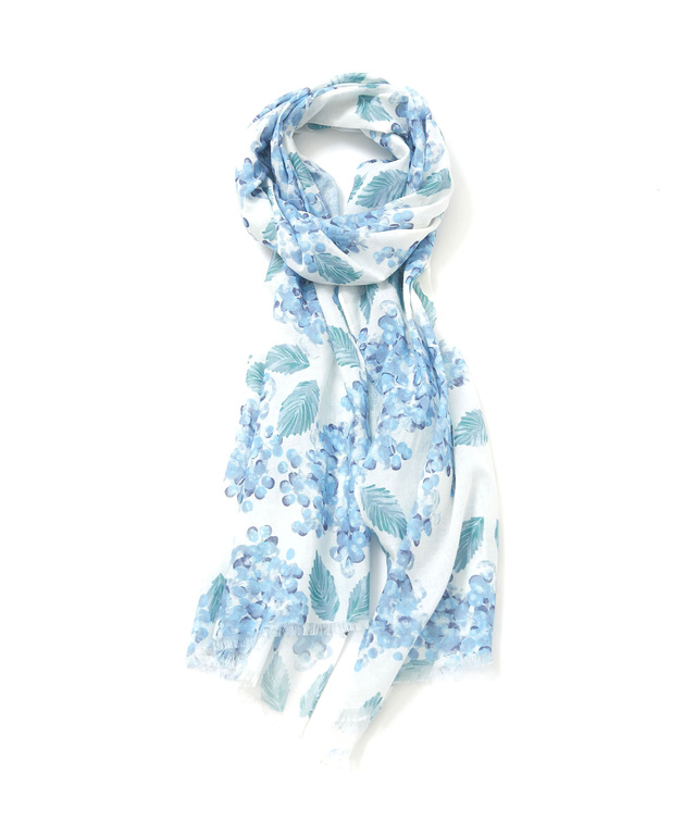 ミモザ プリント ストール