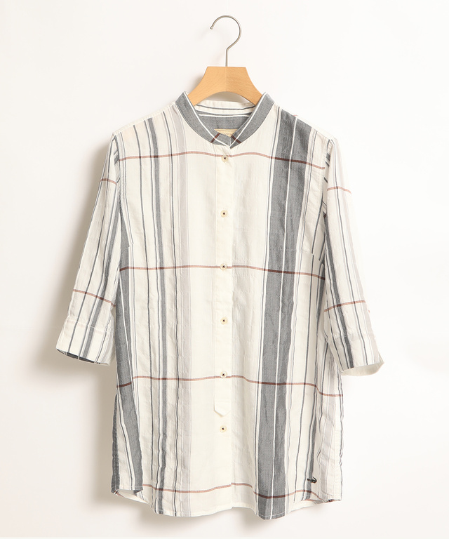 リヨセルシャーリングシャツチュニック