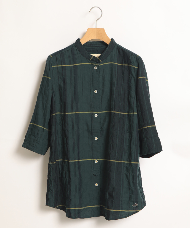 リヨセルシャーリングシャツチュニック