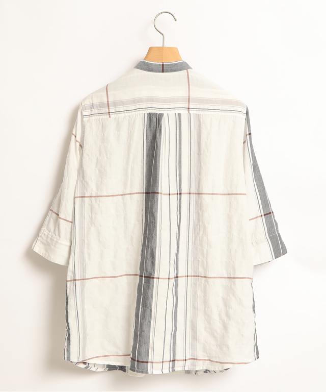 リヨセルシャーリングシャツチュニック
