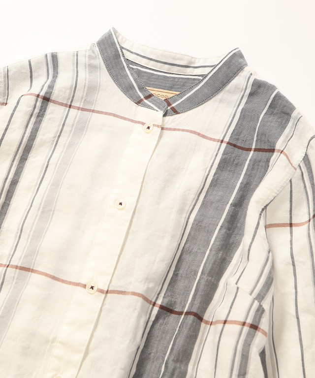 リヨセルシャーリングシャツチュニック