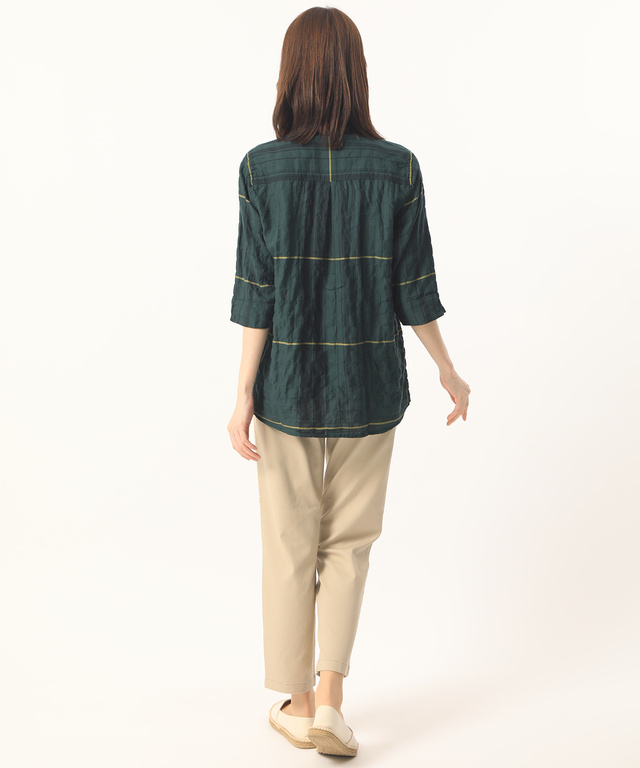 リヨセルシャーリングシャツチュニック