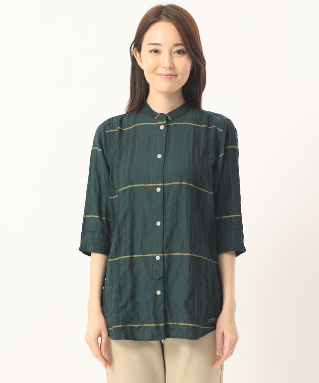 リヨセルシャーリングシャツチュニック