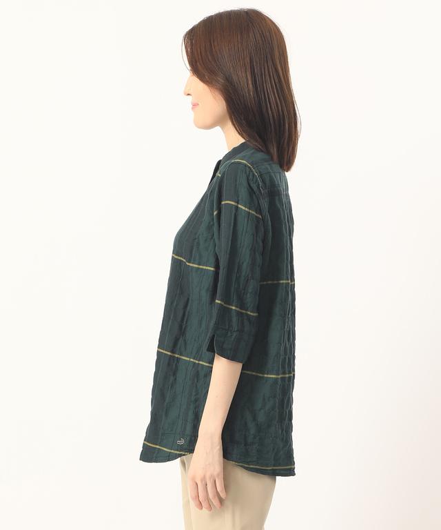 リヨセルシャーリングシャツチュニック