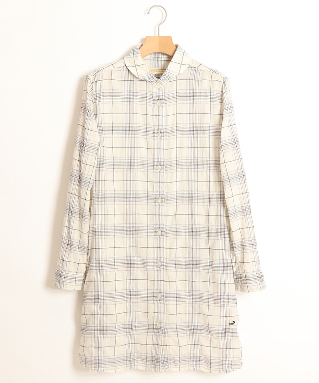 シャーリングシャツチュニック