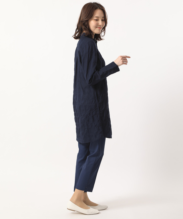 シャーリングシャツチュニック