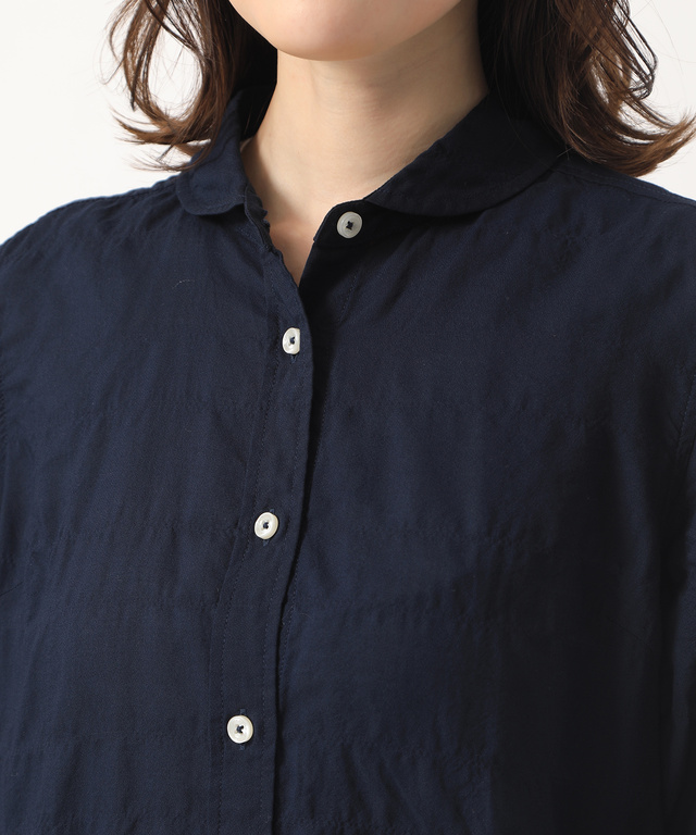 シャーリングシャツチュニック