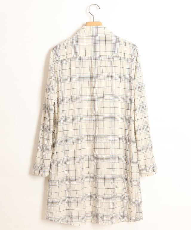 シャーリングシャツチュニック