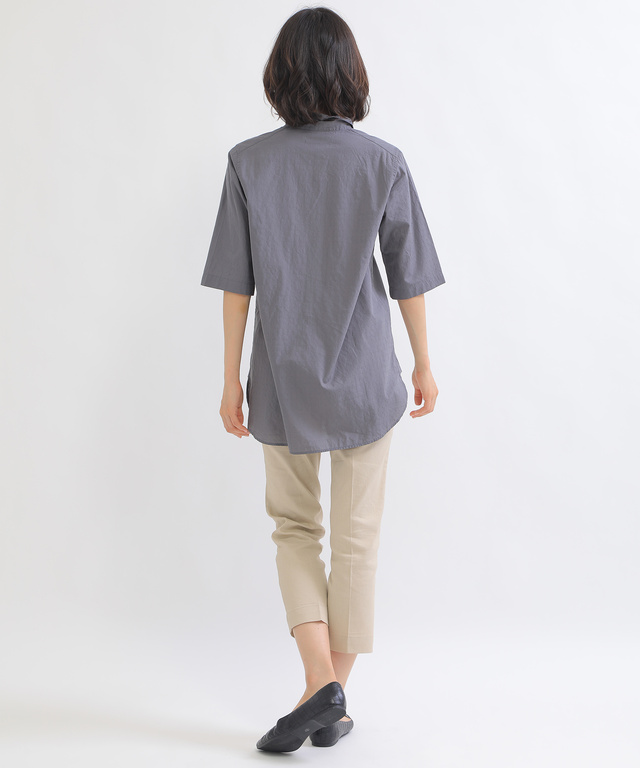 ドビー シャツ チュニック