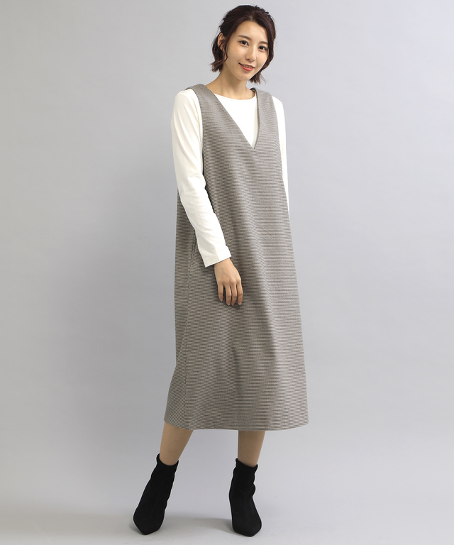 ロング ジャンパースカート