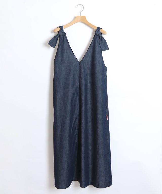 レディース デニム調 サロペット ワンピース通販 0321 クロコダイル Crocodile 公式通販サイト