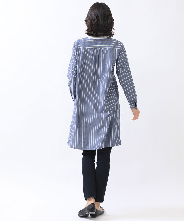 ストライプ ロング チュニック