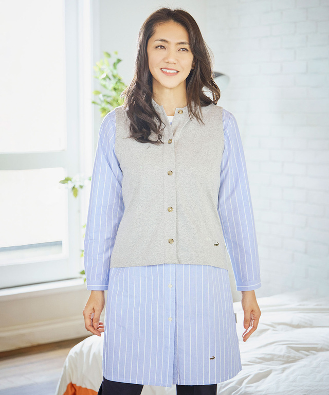 ストライプ ロング チュニック