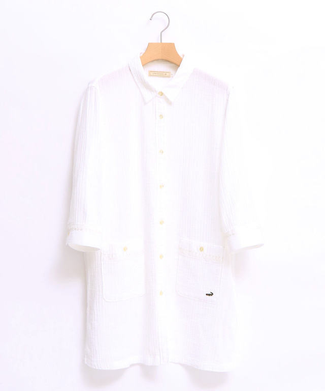 楊柳調 刺繍 チュニック【UV加工】