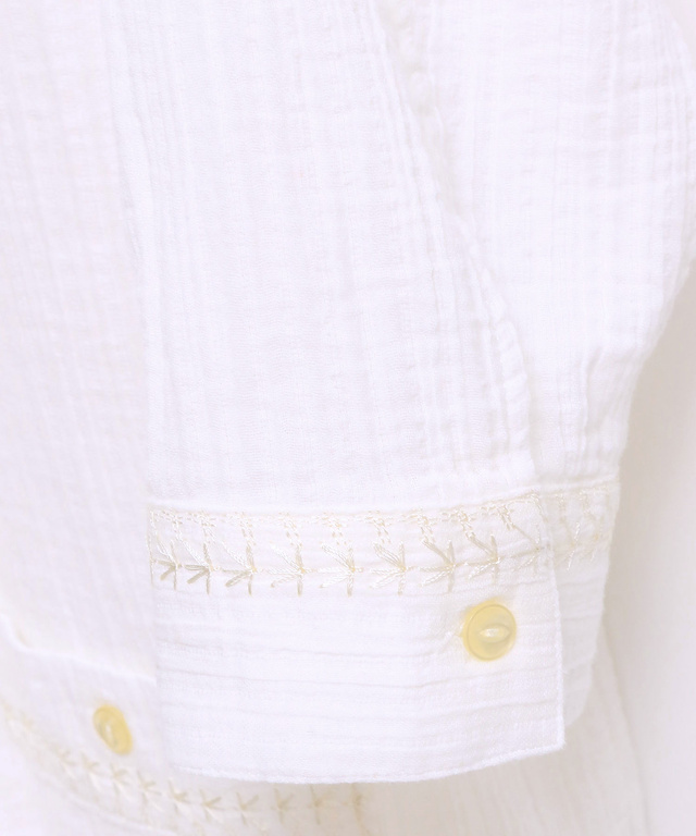 楊柳調 刺繍 チュニック【UV加工】