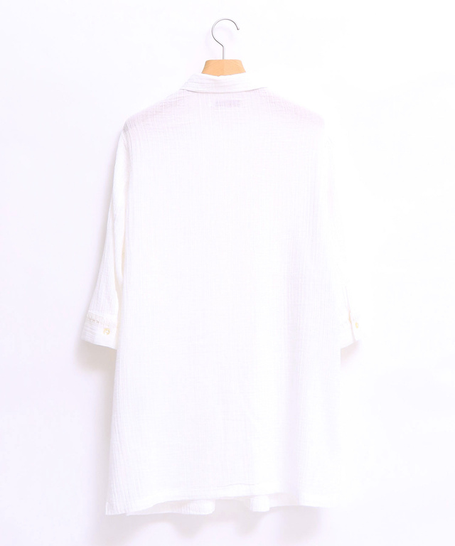 楊柳調 刺繍 チュニック【UV加工】