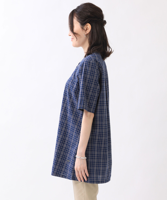 フロント切り替え Aライン チュニック【WEB・一部店舗限定】