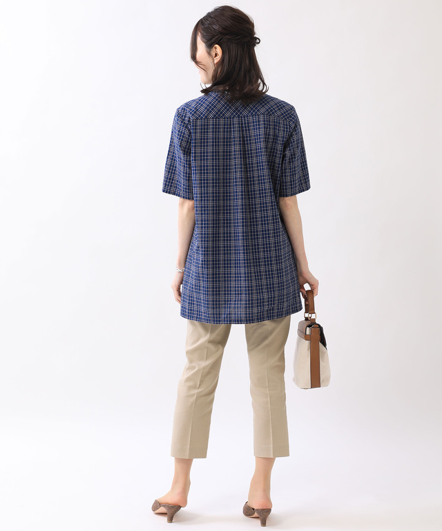 フロント切り替え Aライン チュニック【WEB・一部店舗限定】