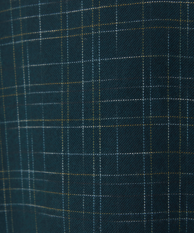 ツイル チェック柄 チュニック