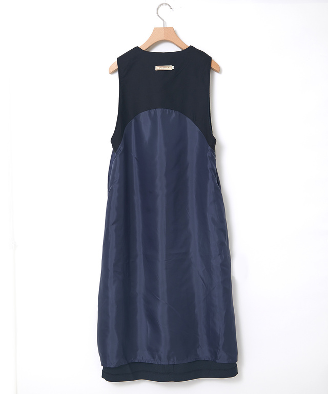 Vネック ジャンパースカート【手洗いOK】