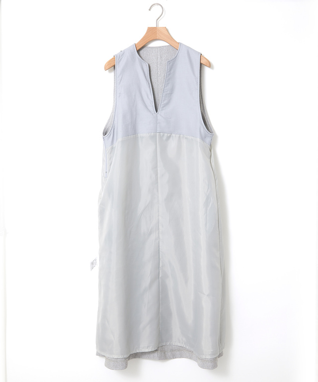 Vネック ジャンパースカート【手洗いOK】