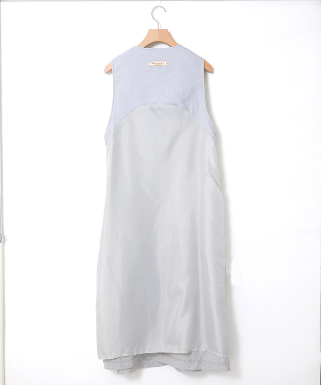 Vネック ジャンパースカート【手洗いOK】