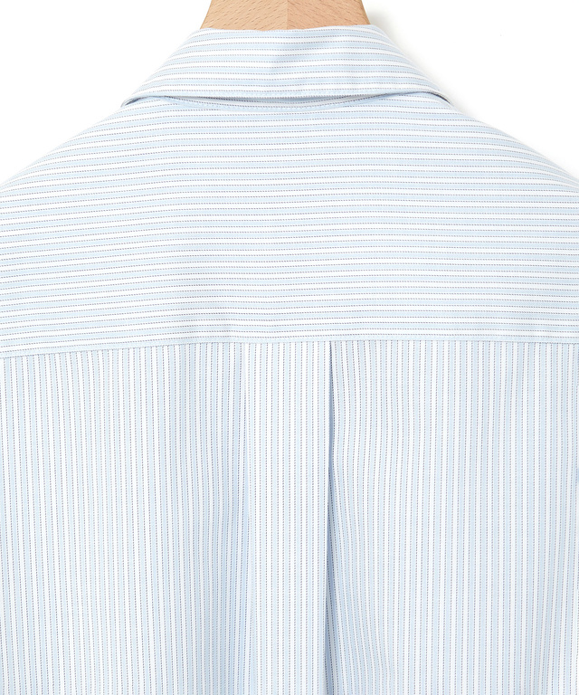 ノンアイロン ストライプ チュニック【シワになりにくい】