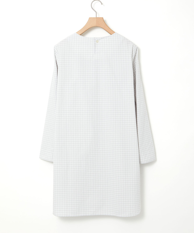 タックデザイン チェック チュニック【オンラインショップ・一部店舗限定】