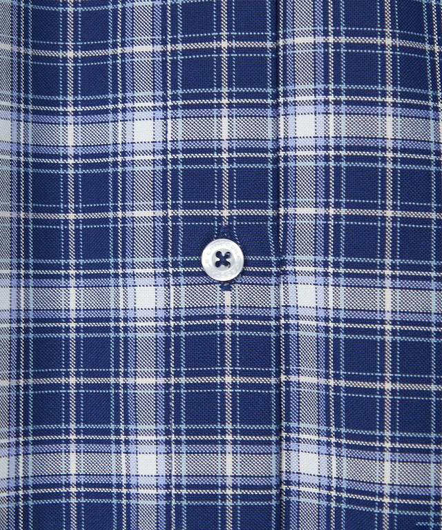 フロント切り替え チェック柄 チュニック【オンラインショップ・一部店舗限定】