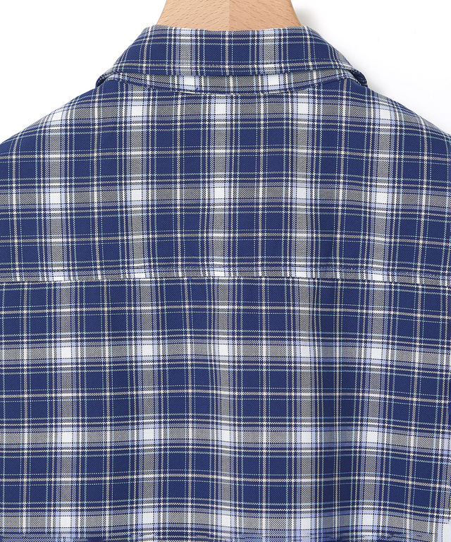 フロント切り替え チェック柄 チュニック【オンラインショップ・一部店舗限定】