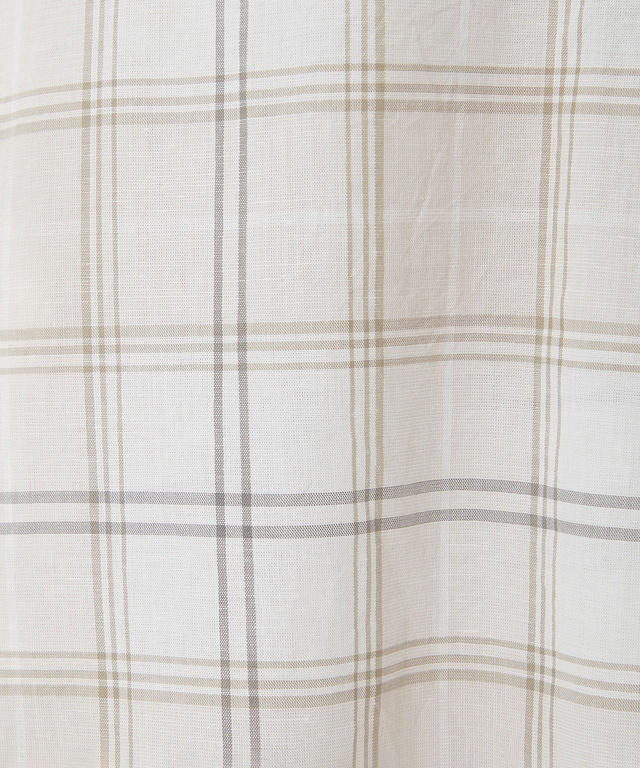 リネンブレンド スキッパー チュニック