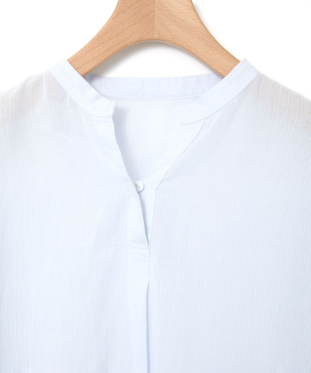 スノーコットン 梯子レース チュニック【接触冷感】