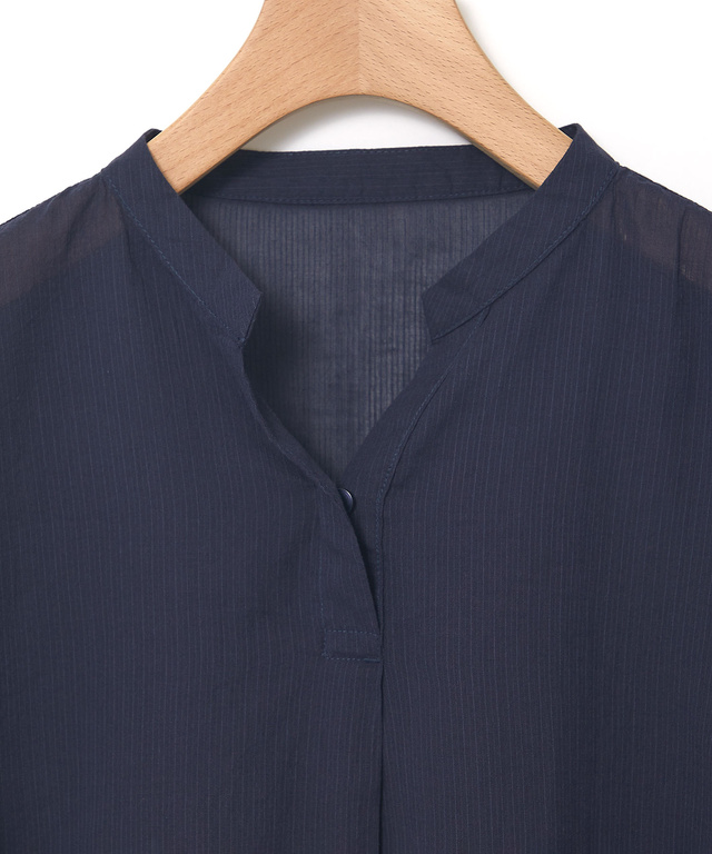 スノーコットン 梯子レース チュニック【接触冷感】