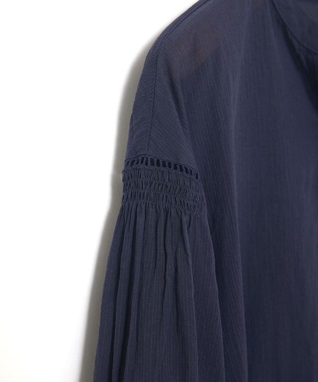 スノーコットン 梯子レース チュニック【接触冷感】