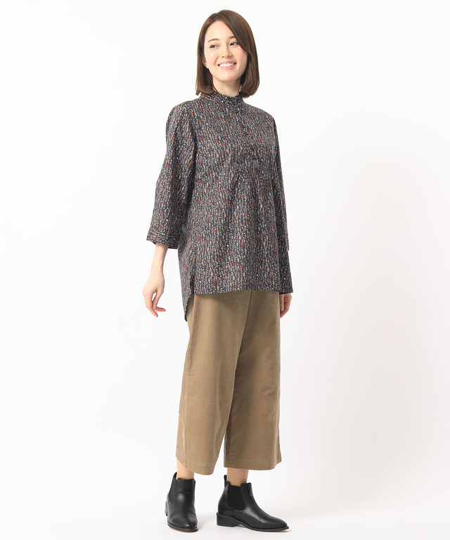 花柄プリントチュニック