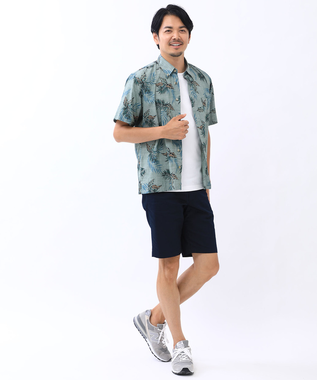 シャンブレー アロハ シャツ