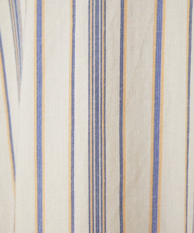 ピケ素材 ストライプ柄 シャツ