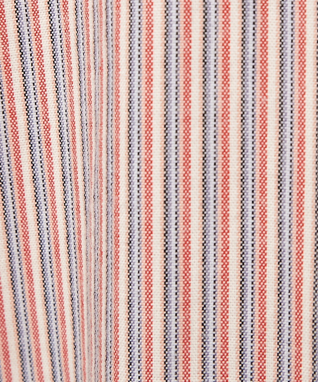 カシミアタッチ ストライプ シャツ