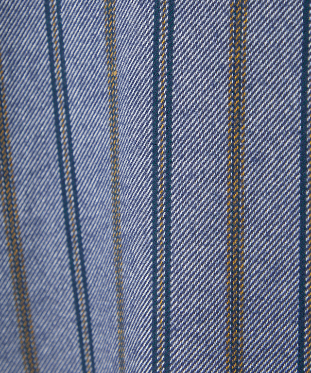 起毛 ストライプ柄 シャツ