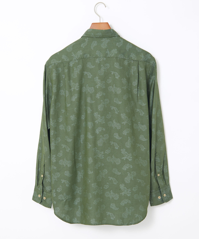 ペイズリー柄 シャツ