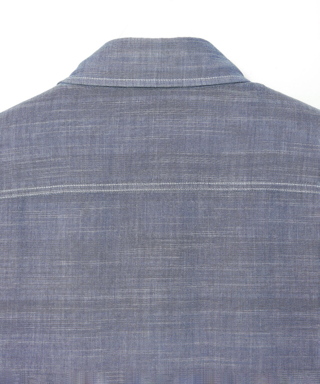 ダブルガーゼ マルチボーダー リバーシブルシャツ【吸汗速乾】